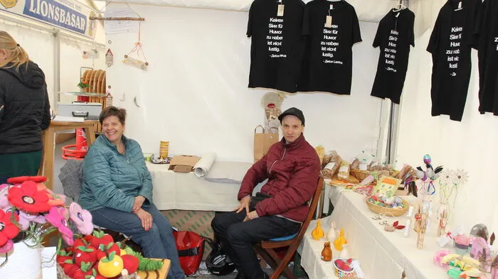 Der Lebenshilfemarkt im Osterbasar war gut besucht.