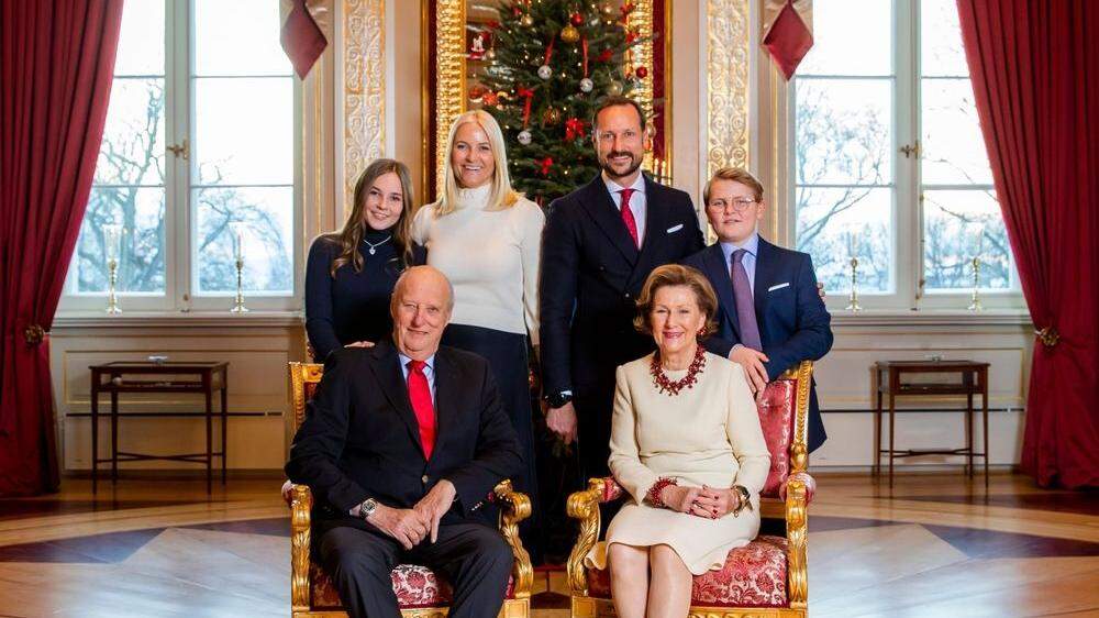 Norwegens Königshaus ist bereits in Weihnachtsstimmung.