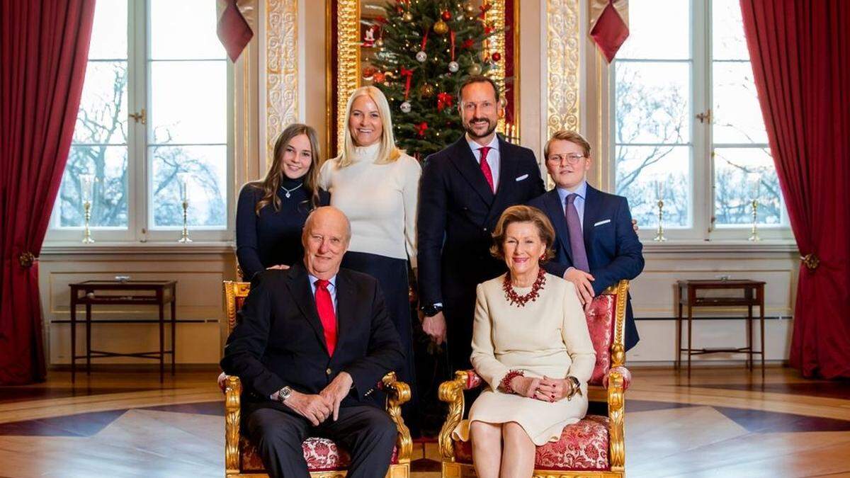 Norwegens Königshaus ist bereits in Weihnachtsstimmung.