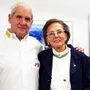 Engelbert Straubinger mit Galeristin Christine Pantak