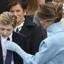 Barron Trump bei der Angelobung seines Vaters