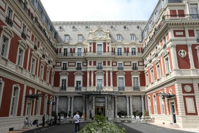 Im Hotel du Palais in Biarritz findet das G7-Treffen statt.