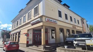 Bankgebäude von außen