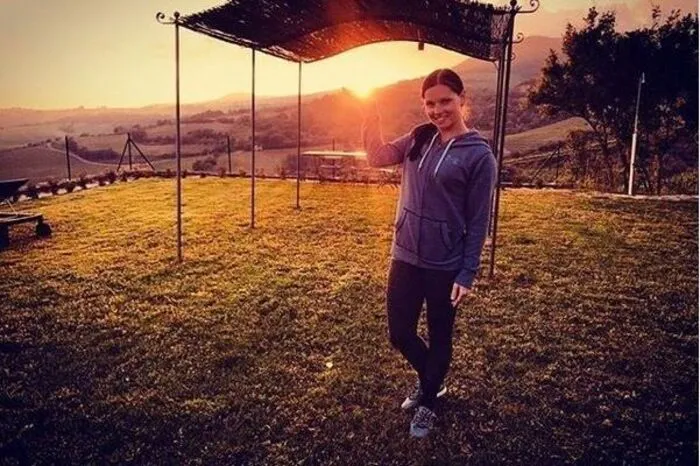 Anna Veith weilt in der Toskana