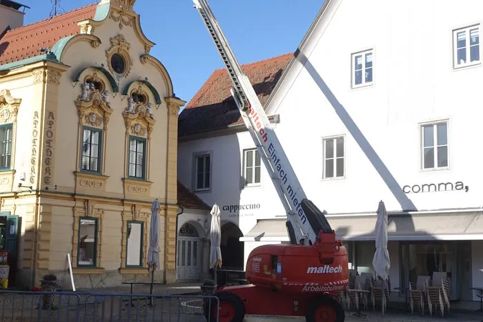 Die Ruhe wurde auch von den Handwerkern genutzt, um ungestört Arbeiten durchführen zu können.