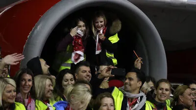 Tränen und Fotos zum Abschied.