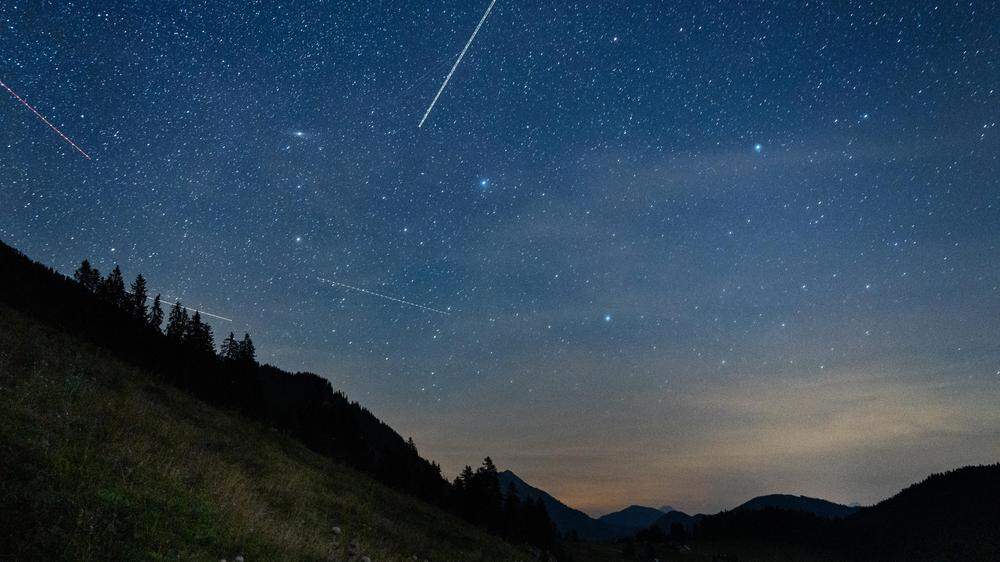 Ein jährliches Phänomen: Bis zu 100 Sternschnuppen &quot;fallen&quot; pro Stunde vom Himmel 