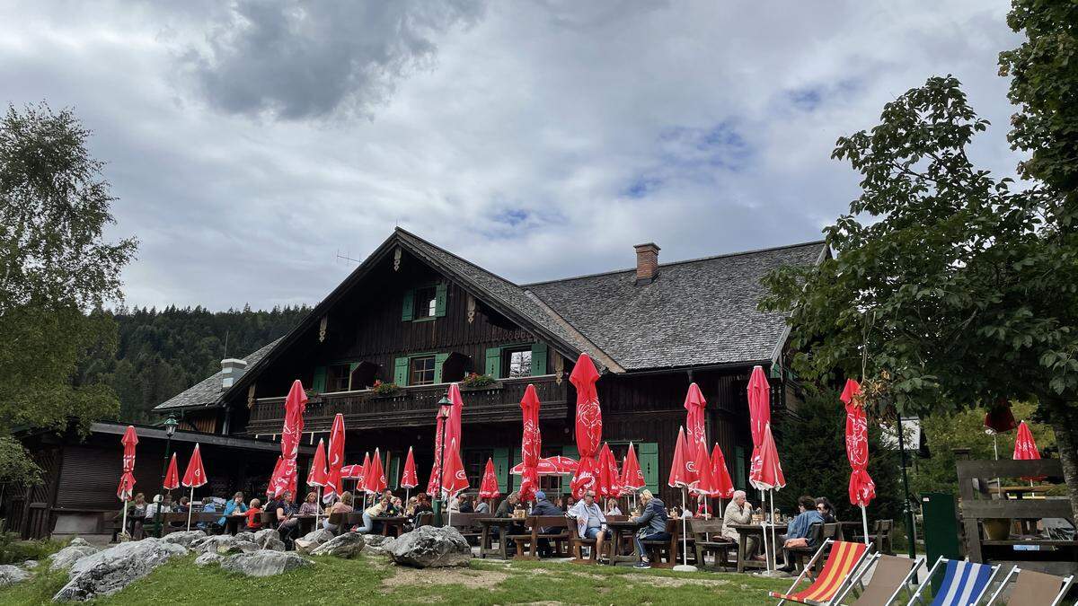 Die Blaa-Alm-Hütte in Altaussee liegt in der Nähe des Losers