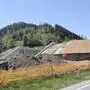 Seit August 2025 wird an der Bahnübergangsbrücke im Bereich Foirach-West in Niklasdorf gebaut