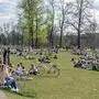 Das frühsommerliche Wetter lockte am Dienstag Hunderte in den Grazer Augarten