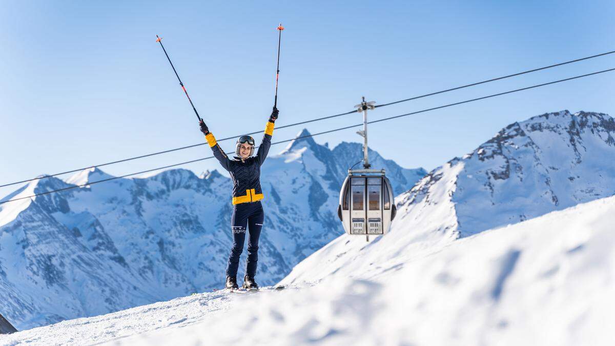 Die Bedingungen im Skigebiet Großglockner/Heiligenblut lassen Freerider-Herzen höher schlagen