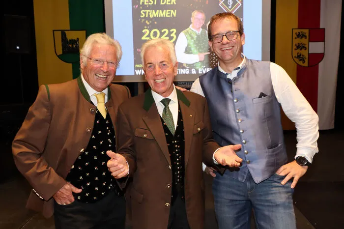 Am Foto von Links: Richi Di Bernardo, Bürgermeister Herbert Gaggl und Wolfgang König.