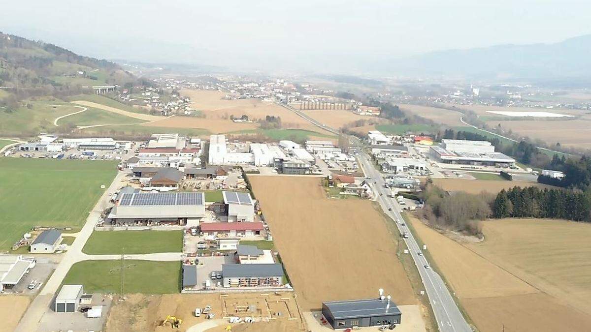 Die Flächen in der Industriezone in St. Andrä sind heiß begehrt