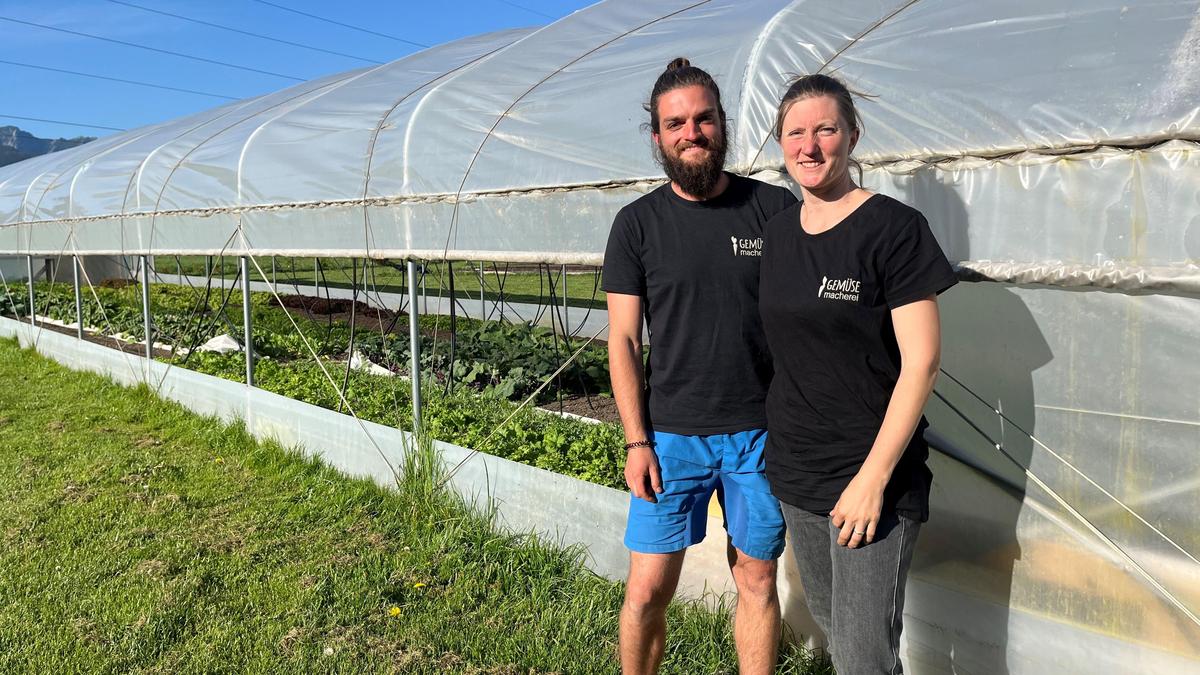 Helena Doll (34) und Kevin Mosbacher (29) aus Trofaiach betreiben seit mehr als drei Jahren die „Gemüsemacherei“