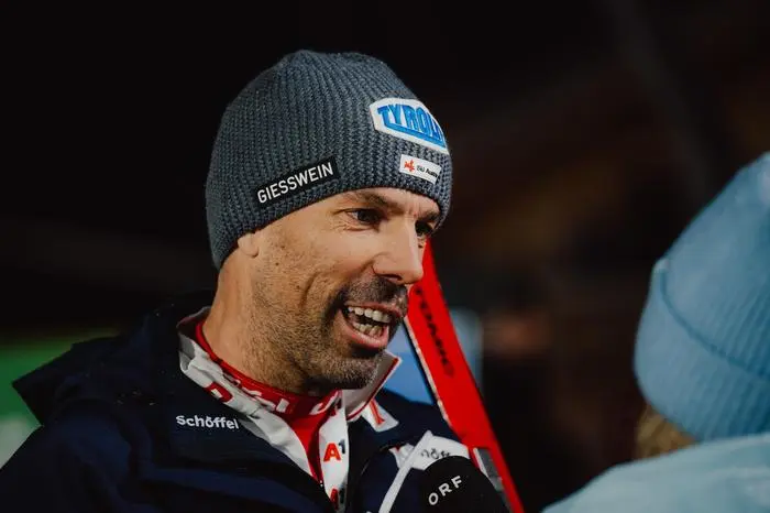 SCHLADMING,AUSTRIA,28.JAN.25 - ALPINE SKIING - FIS World Cup, night giant slalom, men. Image shows Martin Kroisleitner.
Photo: GEPA pictures/ Alexander Solc
