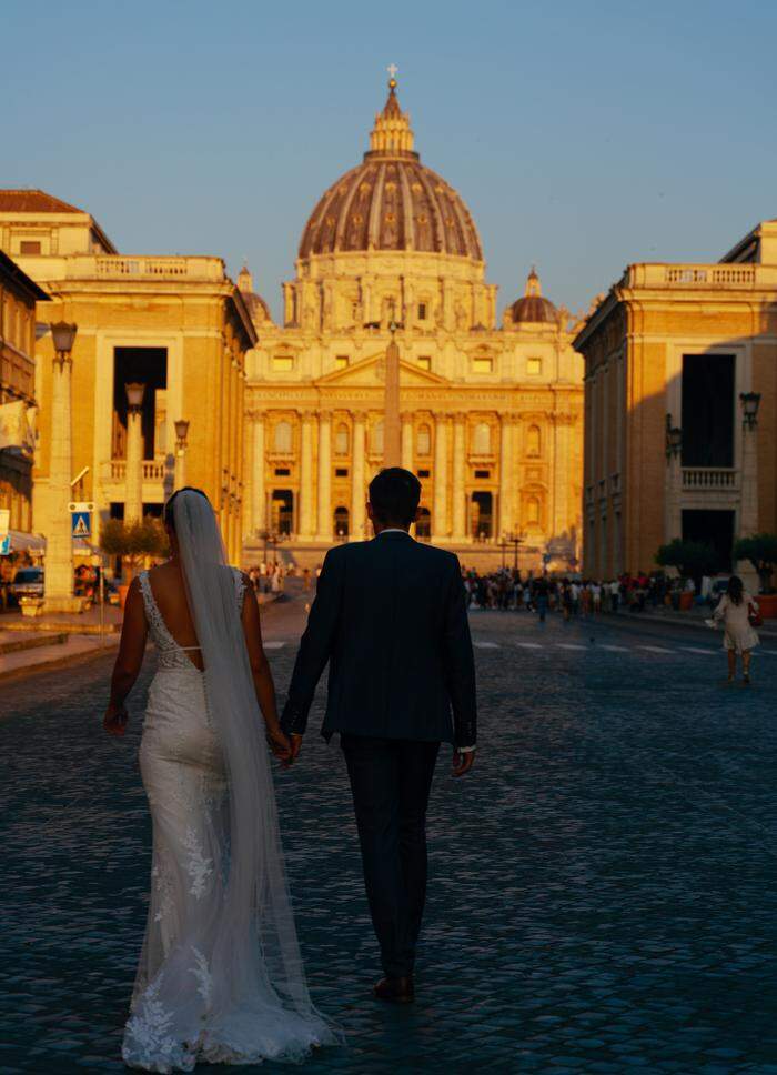 Stefanie und Julius in Rom