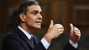 Pedro Sánchez hofft heute auf eine Mehrheit im spanischen Parlament 