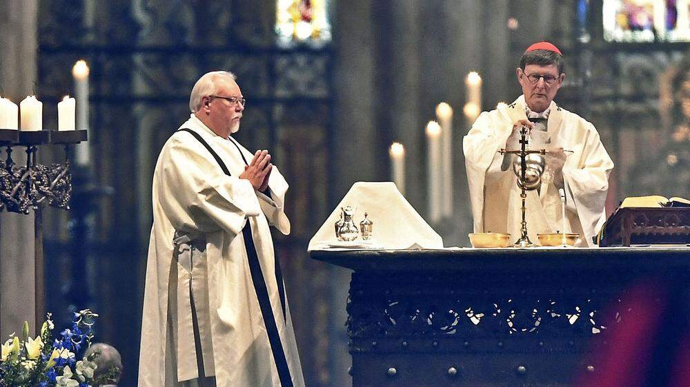 Kardinal Rainer Maria Woelki (rechts) unter Druck