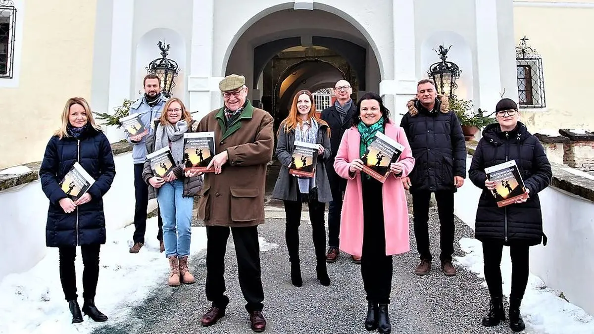 Andreas Bardeau und Sonja Skalnik präsentierten mit Vertretern aus Slowenien das neue Magazin "Erbe eine großen Zeit"