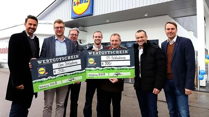 Eröffnung von Lidl-Filiale