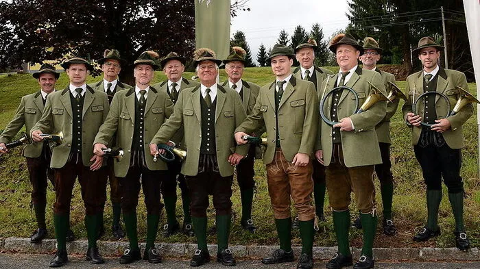 Die Jagdhornbläsergruppe Poludnig