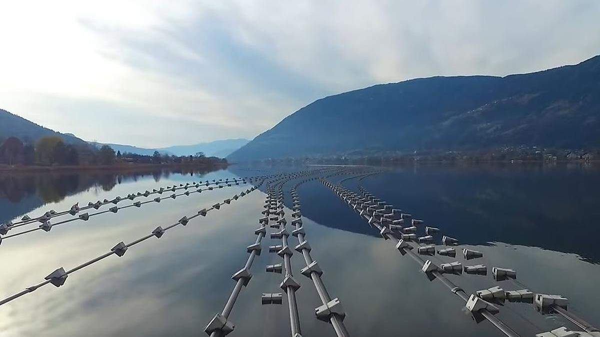 Vor drei Jahren wurden im Ossiacher See zusätzliche Leitungen verlegt