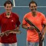 Dominic Thiem und Rafael Nadal
