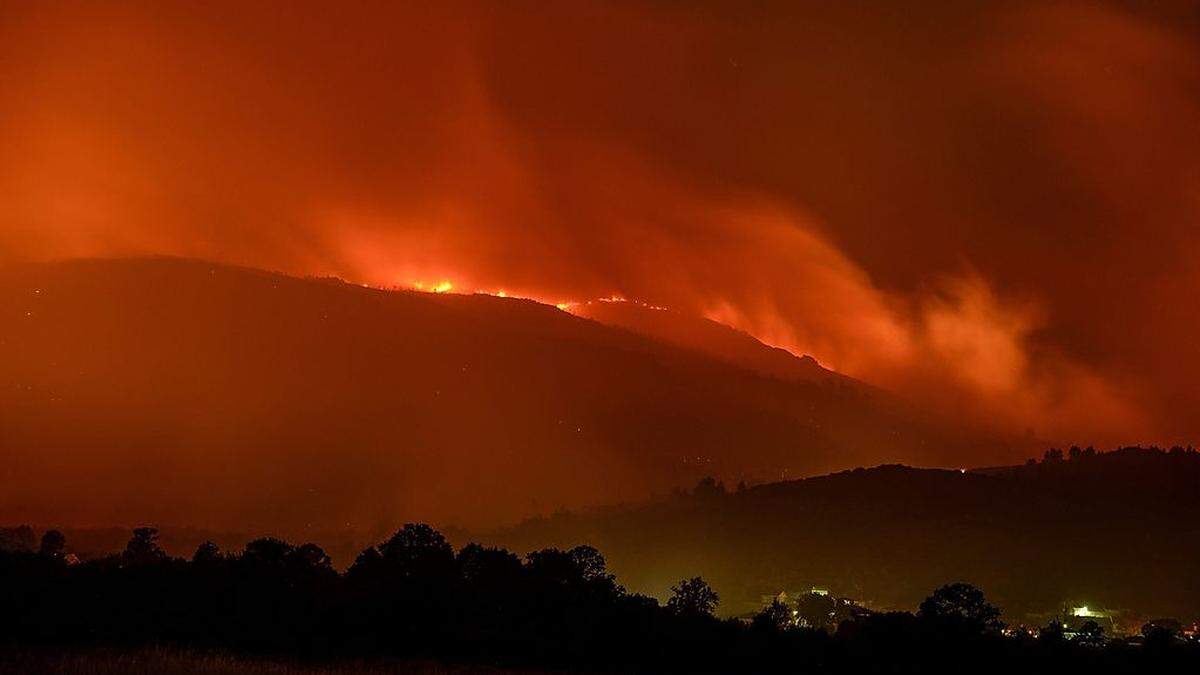 Waldbrand im Nordosten Spaniens