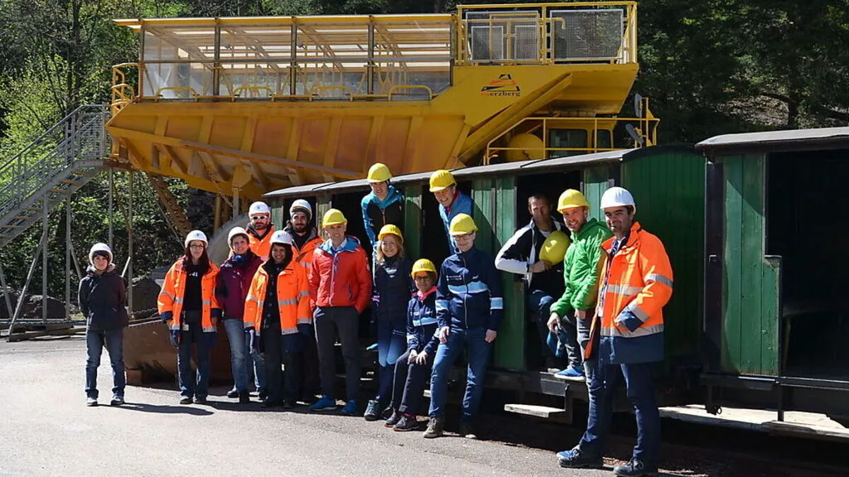 Die Vertreter aus Norwegen, des NAZ und von Abenteuer Erzberg