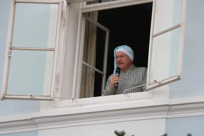 Mit einem Kanonenschuss weckten die Mitglieder der Stadtwache den Bürgermeister von Feldbach, Josef Ober. 