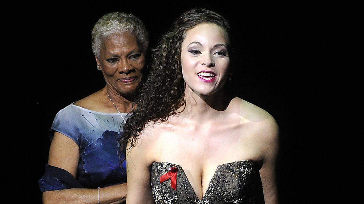 Dionne Warwick  und ihre Enkelin Cheyenne Elliott