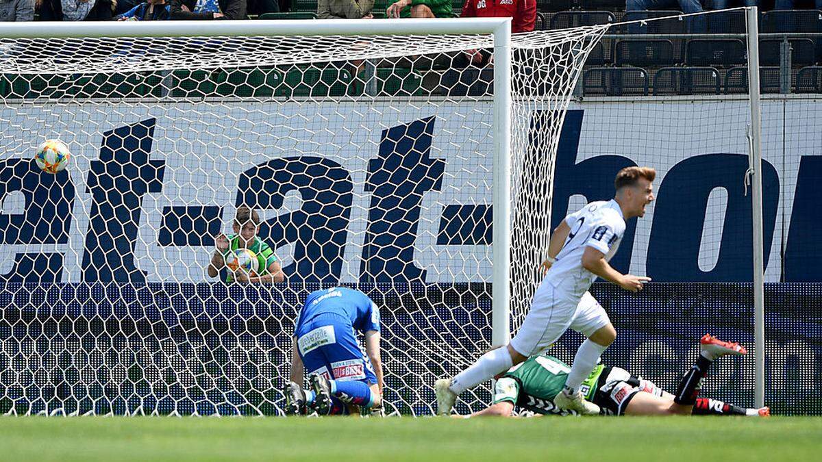 Marco Hödl jubelte nach dem 1:0