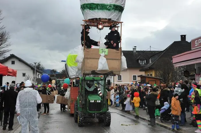 Hoch hinaus ging es mit dem Heißluftballon