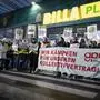Protest Handel Streik Arbeit KV KV-Verhandlung Verhandlung abgebrochen GPA Billa 