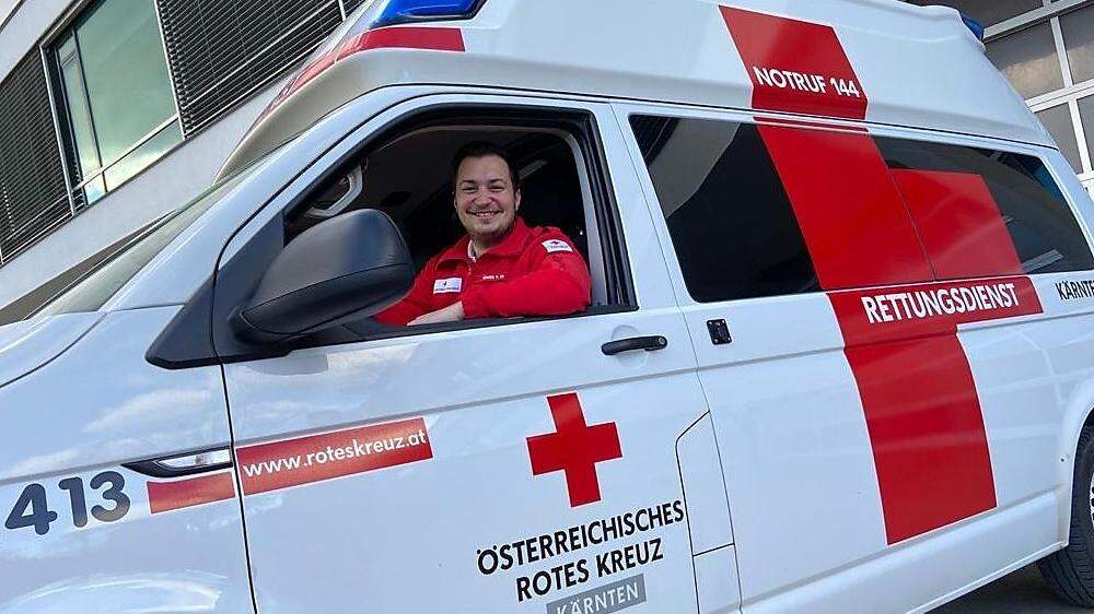 Thomas Senger ist seit fünf Jahren beim Roten Kreuz