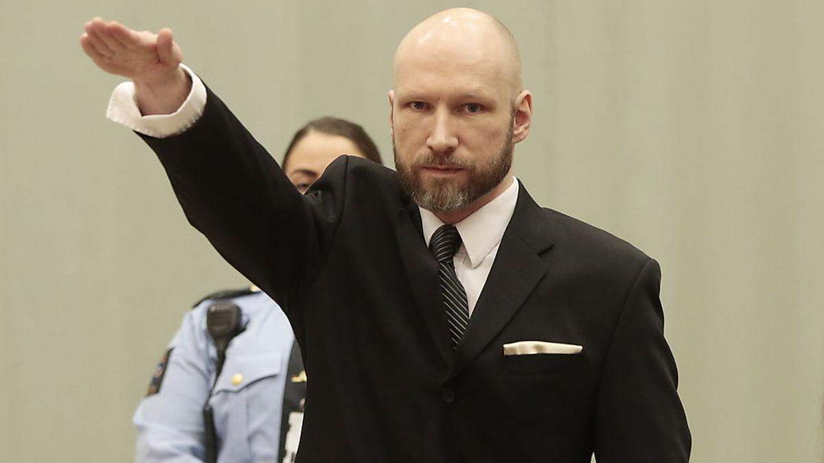 Breivik erhob Arm zum Hitlergruß