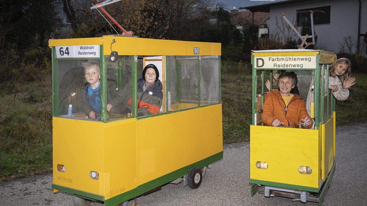 Die Kinder in Neufellach sind begeistert, wenn sie mit Boris Sidorenko mitfahren