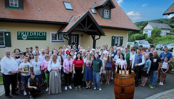 Die Gäste aus Villany mit den Gastgebern in St. Stefan ob Stainz