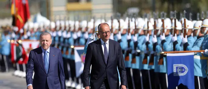 Europäische Beziehungspflege: „An einer guten und vertieften Partnerschaft mit der Türkei“ führe kein Weg vorbei, sagte der deutsche Kanzler Friedrich Merz im Oktober in Ankara