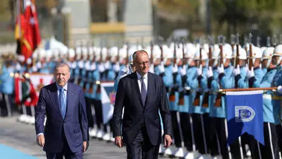 Europäische Beziehungspflege: „An einer guten und vertieften Partnerschaft mit der Türkei“ führe kein Weg vorbei, sagte der deutsche Kanzler Friedrich Merz im Oktober in Ankara