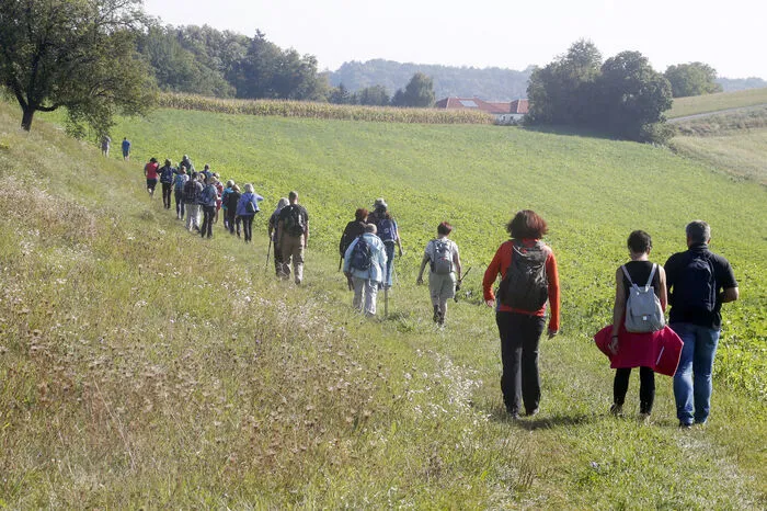 Die 14 Kilometer lange Wegstrecke führte querfeldein.