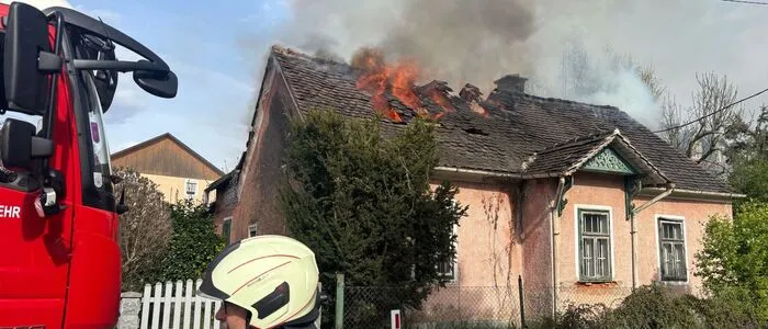 Die Feuerwehr ist im Einsatz