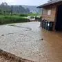 Der Starkregen in Hof bei Straden führte zu starken Vermurungen