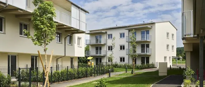 Das abgeschlossene Wohnbauprojekt in Ragnitz bietet mehr als 2100 Quadratmeter neuen Wohnraum