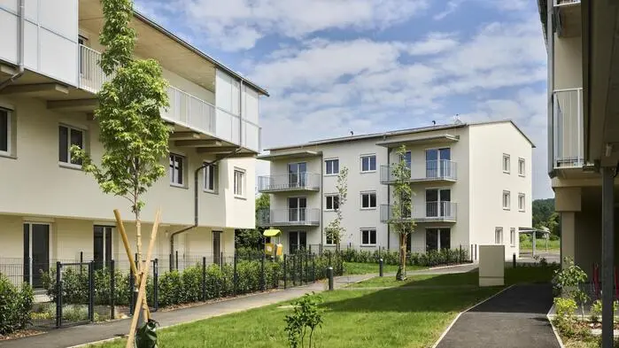Das abgeschlossene Wohnbauprojekt in Ragnitz bietet mehr als 2100 Quadratmeter neuen Wohnraum