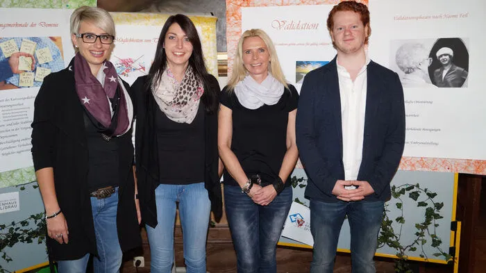 Das Team der Akut-Geriatrie-Remobilisation des Krankenhauses Spittal: Carmen Egger, Katharina Kofler, Heidi Staudacher und Lukas Schaller.