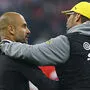 Pep Guardiola und Jürgen Klopp  (im Bild noch als BVB-Trainer)