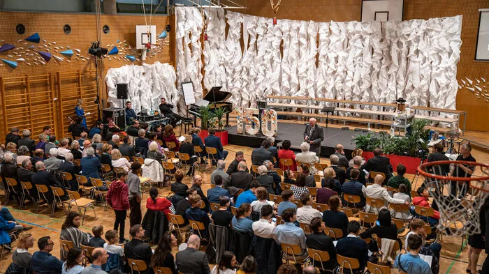 Zum Festakt lud das BRG Kepler in Graz am Freitag in den Turnsaal der Schule. Man feierte 150. Geburtstag.