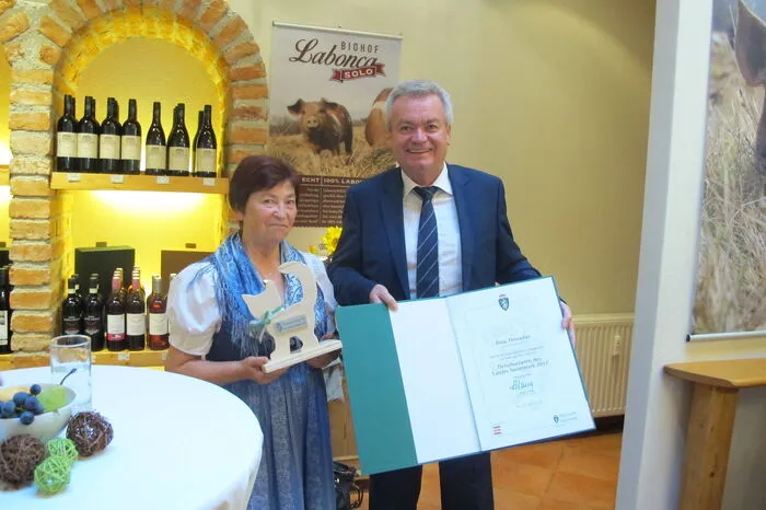 Danach wird noch zu regionalen Schmankerln geladen.