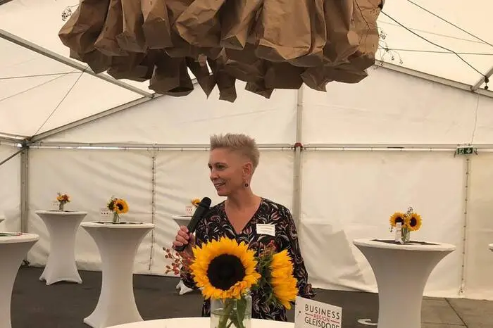 Sandra Bischof ist die Managerin der Businessregion.